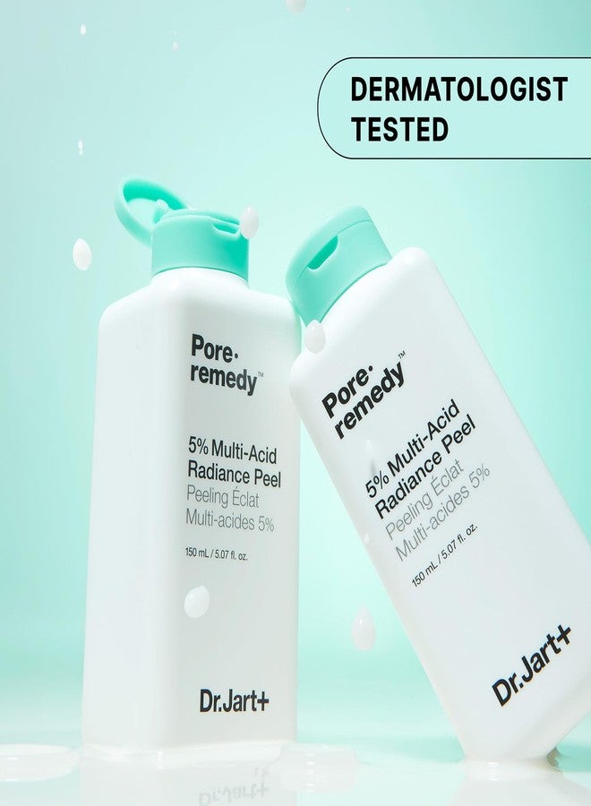 دي آر. جارت+ مقشر الوجه الكوري Dr.Jart+ Pore.Remedy 5% Multi-Acid Radiance Peel | للعناية بالبشرة الكورية، 5.07 أونصة سائلة - Image 5